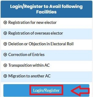 Voter ID apply online NVSP register