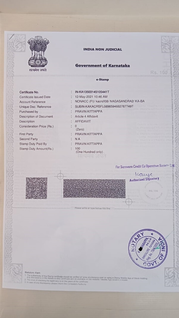 affidavit for no criminal case pending against you for passport