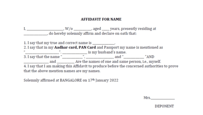 how-to-get-an-affidavit-for-same-person-with-different-name