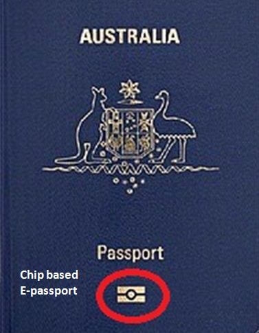 e-passport biometric chip airport digital