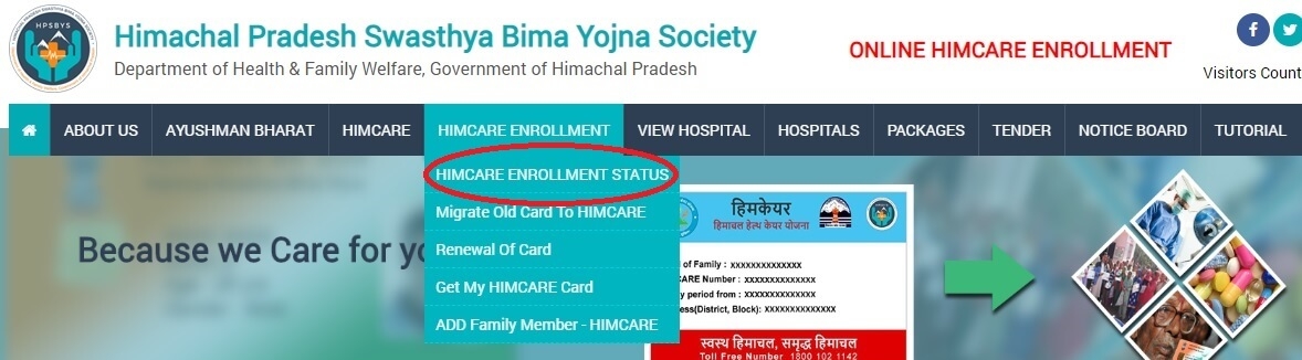 Himcare scheme himachal enrollment status