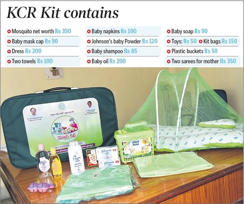 kcr kit telangana baby care welfare