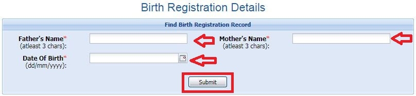 Search Birth Certificate Online Kolkata