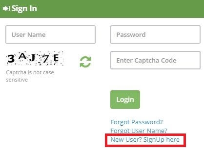 tnesevai online new user registration OBC Certificate