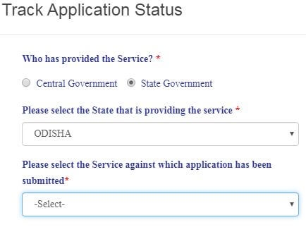 Edistrict Odisha Resident Certificate Check Application Status