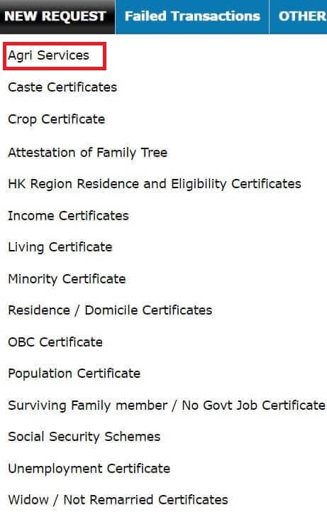 Nadakacheri Apply Online Agricultural Family MemberCertificate Karnataka