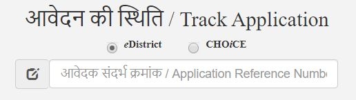 Raipur Income Certificate Track Status