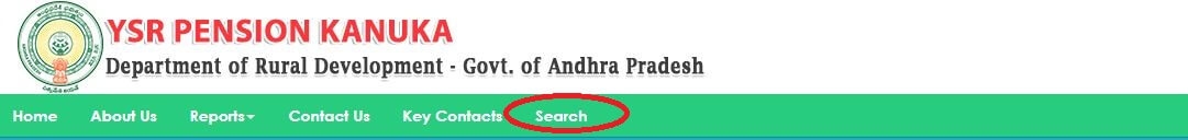 YSR Pension Kanuka scheme Andhra Pradesh Track Status