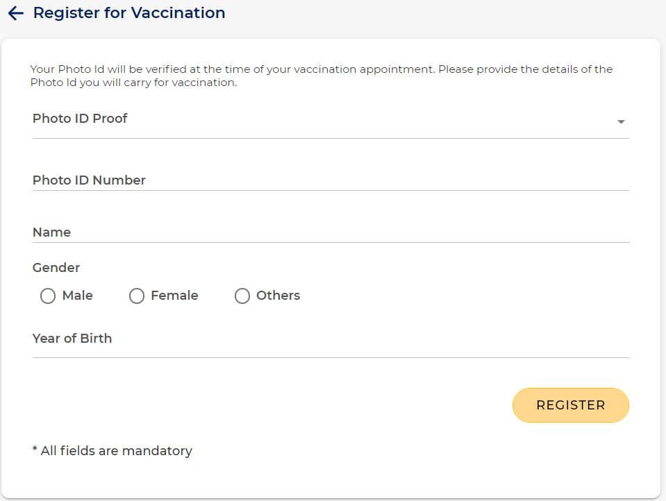 Covid 19 Vaccination registration download