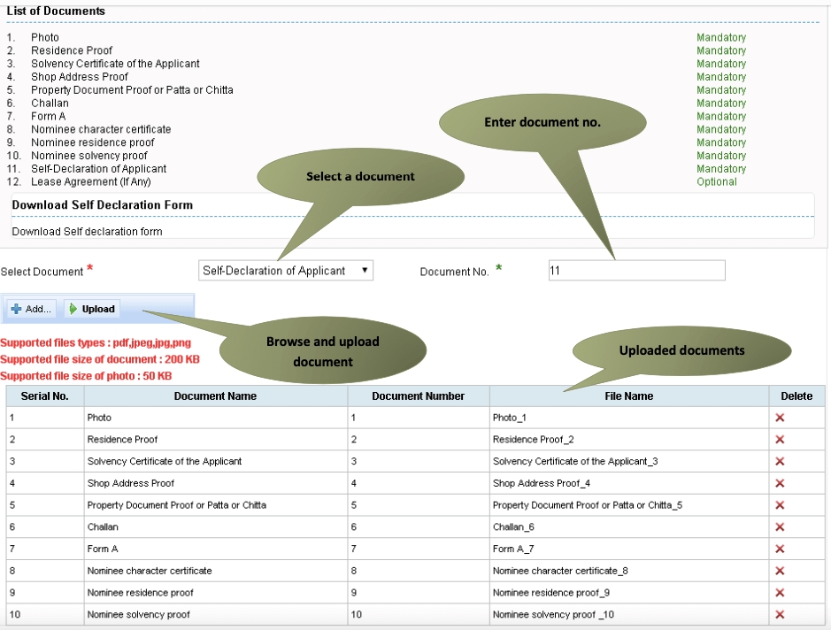 license under pawn broker act application documents