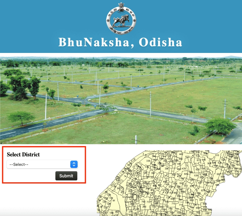 bhu naksha odisha online portal