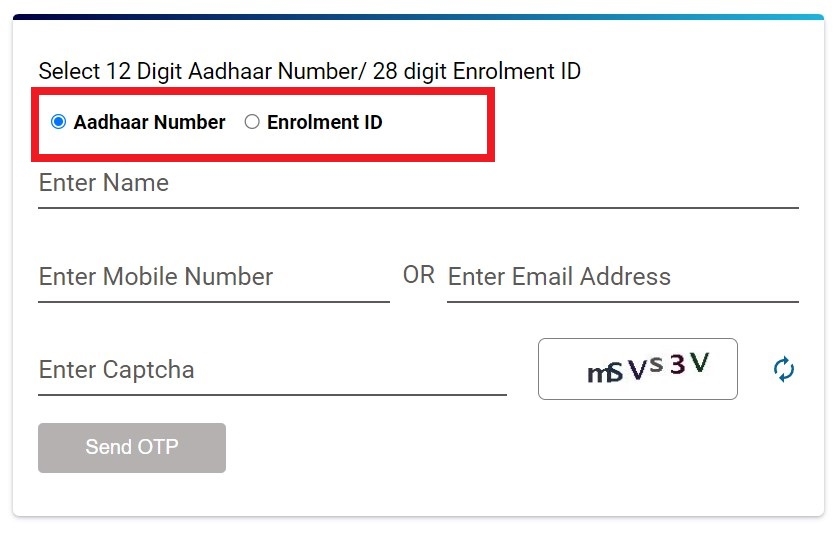 download aadhaar card by Aadhaar number or enrollment id