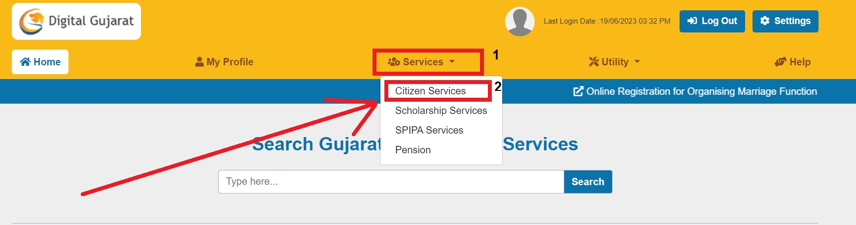 Digital Gujarat Online Services