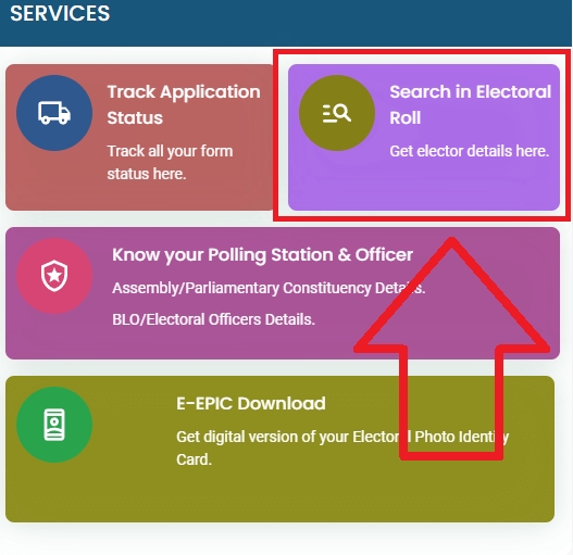 Search on Electoral Roll