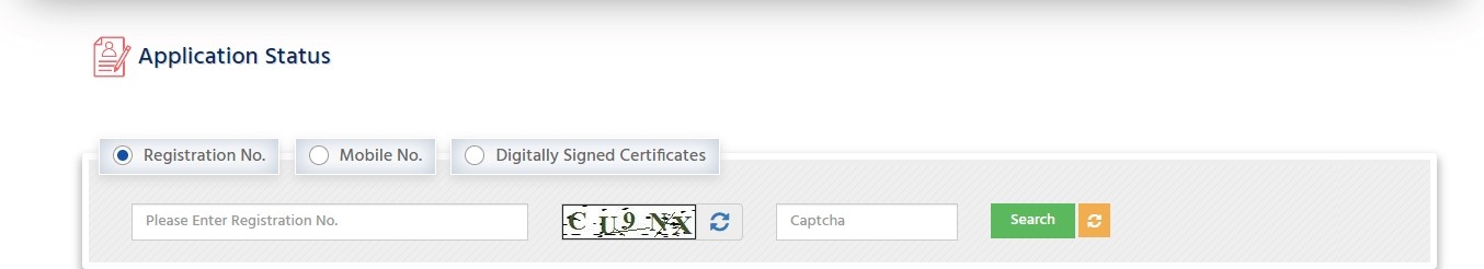 certificate application status madhya pradesh