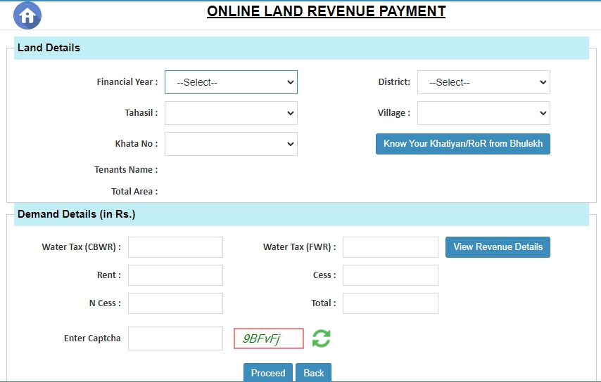 land revenue payment odisha