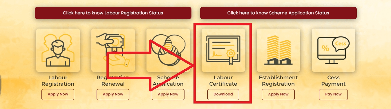 download labor certificate upbocw