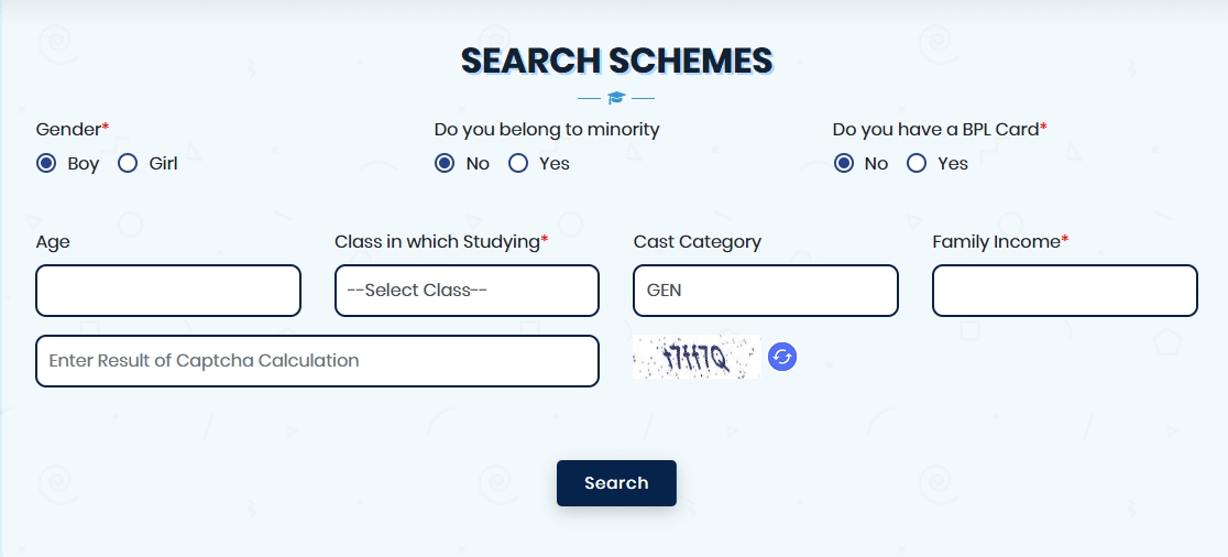 search schemes shala darpan