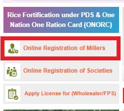 registration of millers odisha ration card