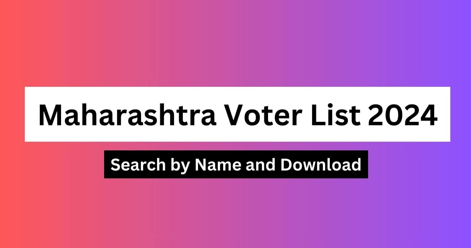 Maharashtra Voter List Search By Name
