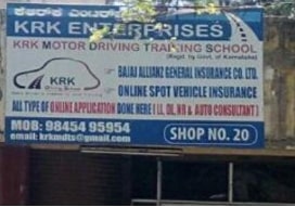Drivers learners licence agent in  Indiranagar, Bangalore | KRK Enterprises